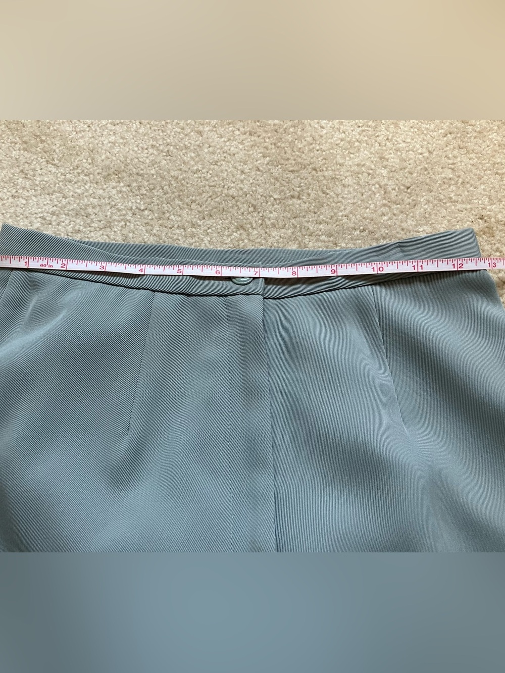 Kasper A.S. L. Petite Aquamarine Blue Pantsuit - Picture 15 of 16